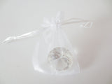 Organzabeutel 7,5 x 10 cm - Weiß (100 Stück)