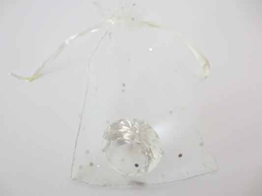 Organzabeutel Punkte - 13cm x 20cm