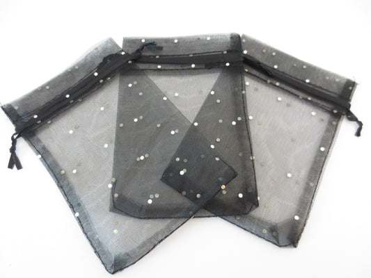 Organzabeutel Punkte - 13cm x 20cm
