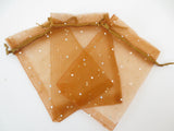 Organzabeutel Punkte - 7.5cm x 10cm