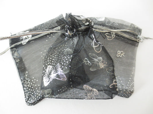 Organzabeutel Schmetterling - 10cm x 15cm