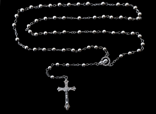 Rosenkranz silbern