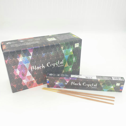 Satya Erd-Räucherwerk - Black Crystal 15g