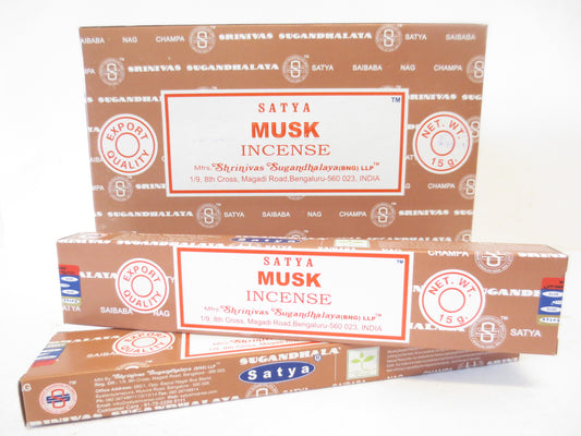 Satya Erd-Räucherwerk - Musk 15g