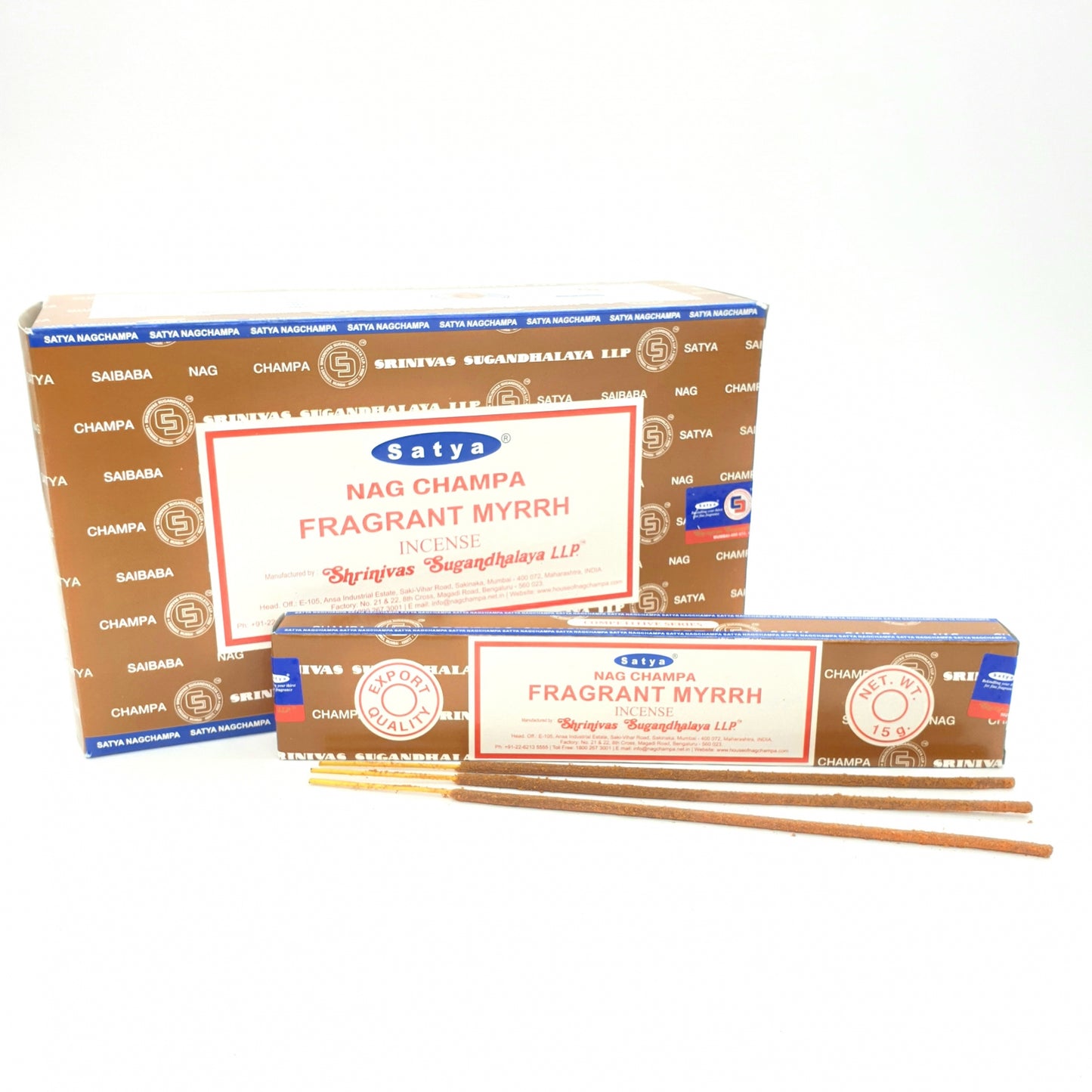 Satya Nag Champa – Duftende Myrrhe 15 g