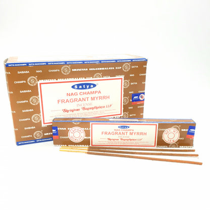 Satya Nag Champa – Duftende Myrrhe 15 g