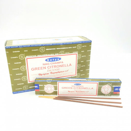 Satya Nag Champa - Grüne Citronella 15g