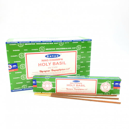 Satya Nag Champa - Heiliges Basilikum 15g