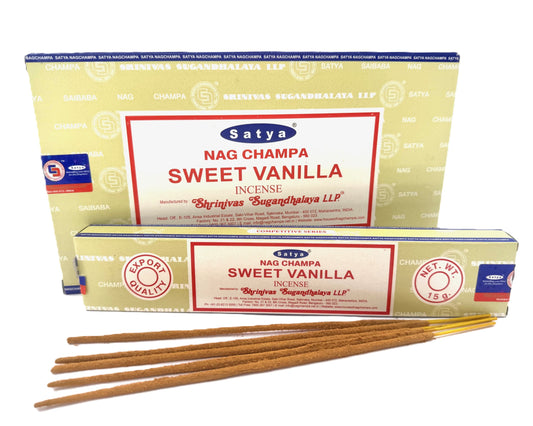 Satya Nag Champa - Süße Vanille 15g