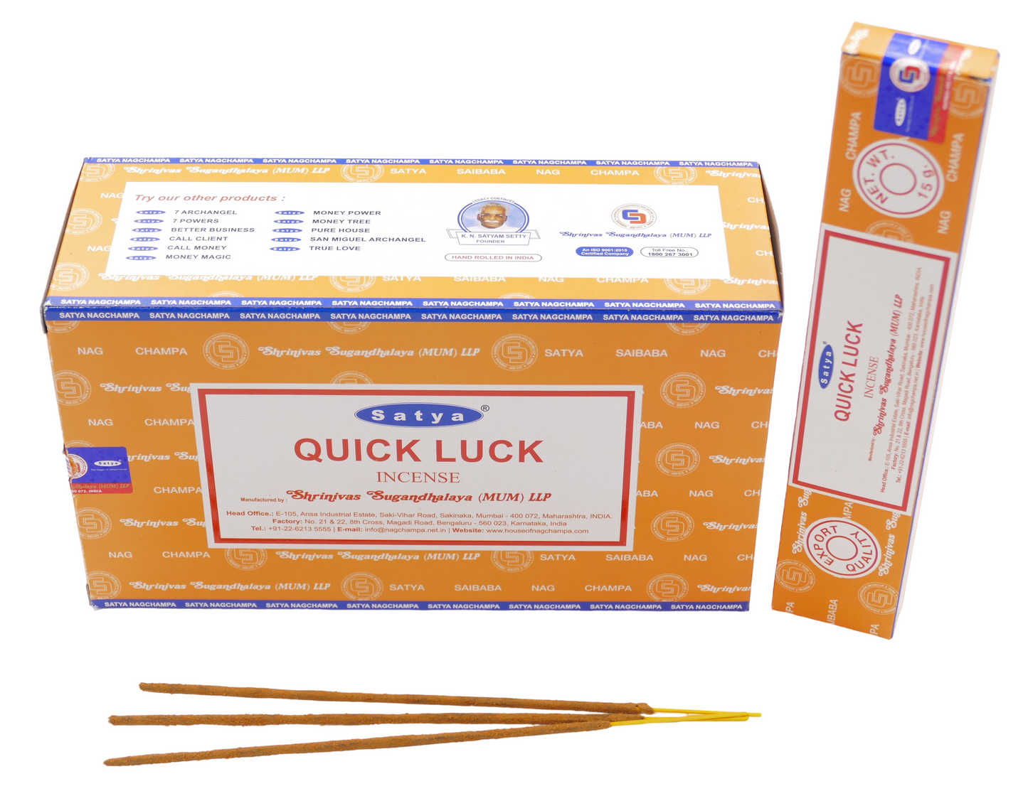 Satya Nag Champa Quick Luck 15 g