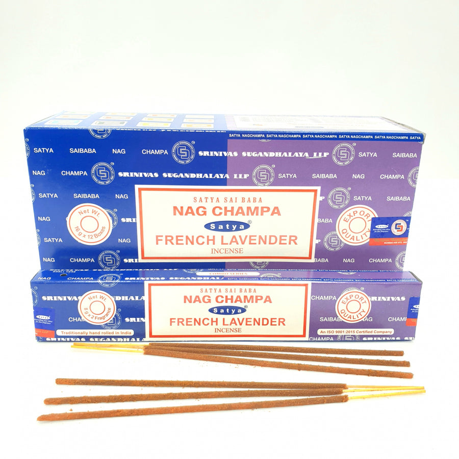 Satya Sai Baba - Nag Champa &amp; französischer Lavendel 16g