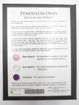 Edelstein-Pendelkugeln, 3er-Set