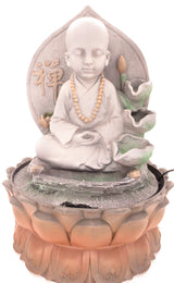 Großer Shao-Lin-Brunnen mit sitzendem Mönch (17032)