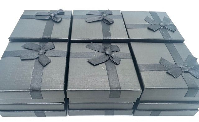 Geschenkbox 12er-Set - Schwarz