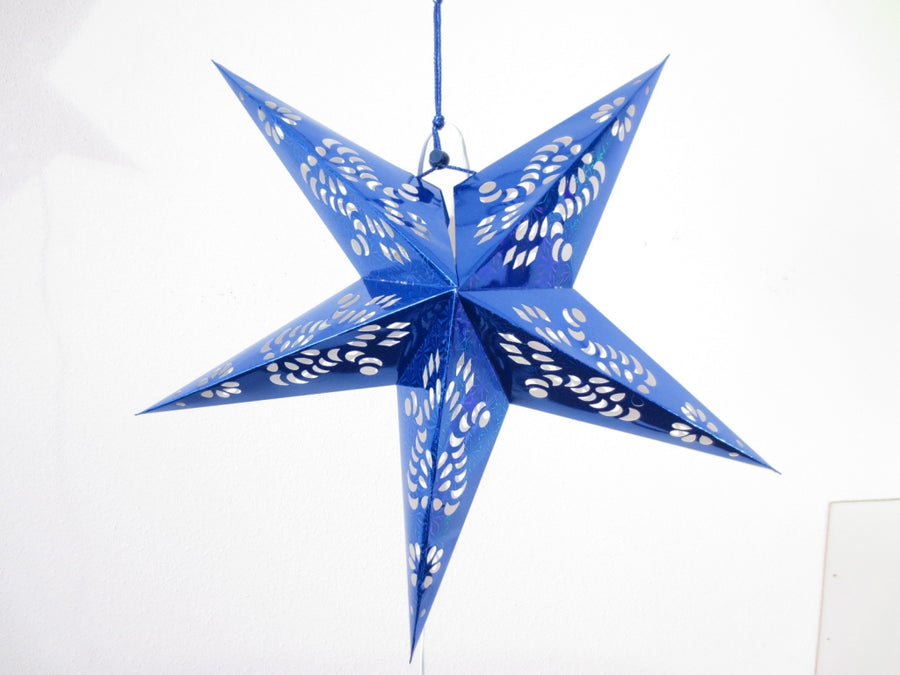 Papierstern-Laterne – Blau