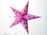 Papierstern-Laterne – Rosa