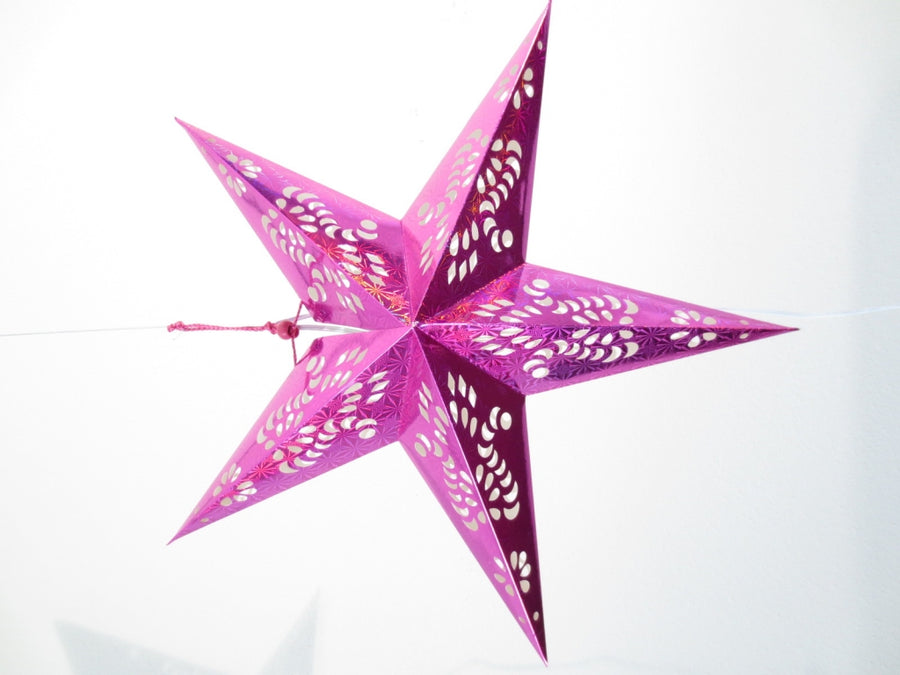 Papierstern-Laterne – Rosa
