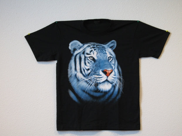 T-Shirt mit weiem Tiger II - M