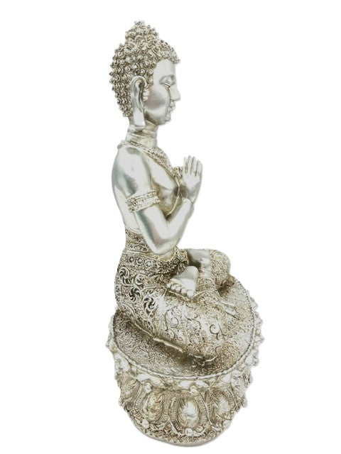 Tibetische Buddha-Statue – Silber