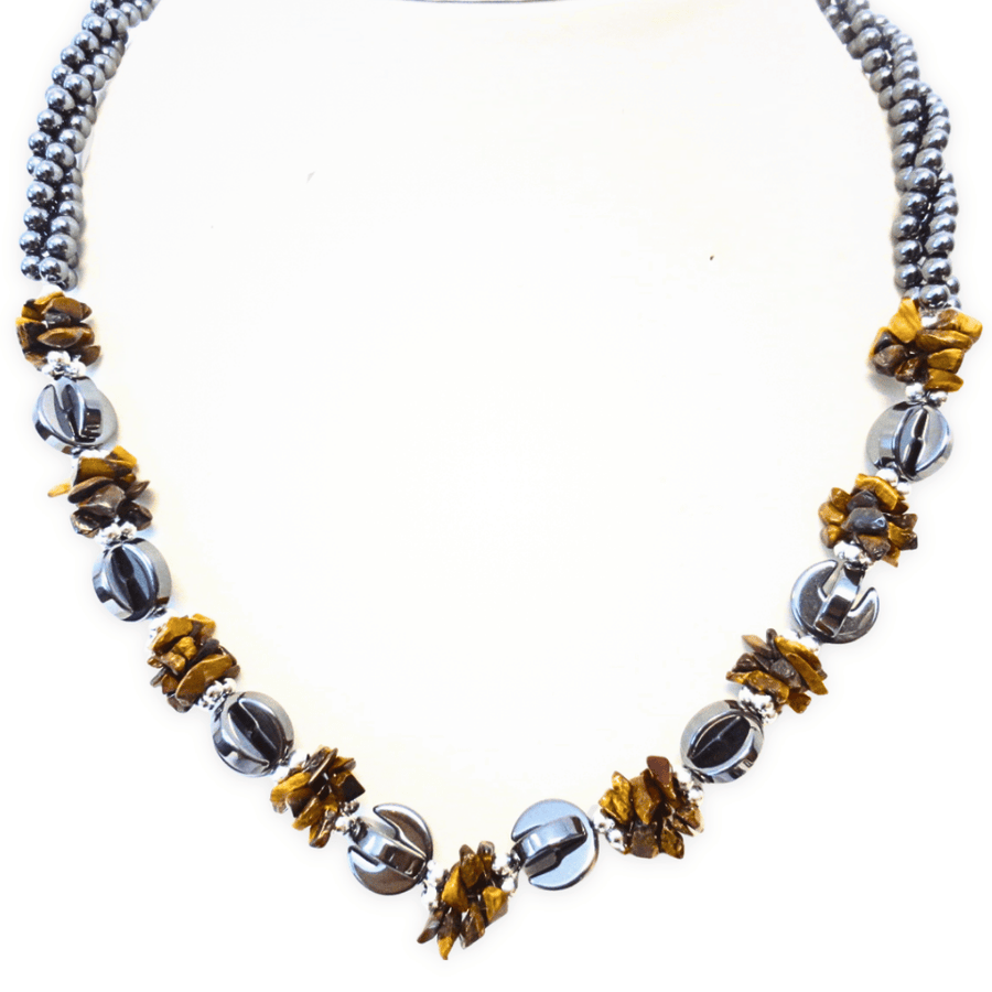 Tigereye Blumenkette