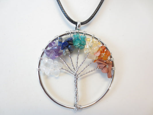 Tree of Life Halskette - Sieben Chakren