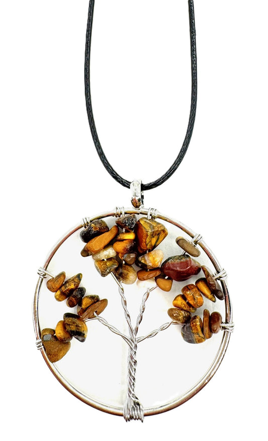 Tree of Life Halskette - Tigerauge