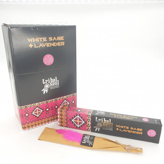 Tribal Soul Weißer Salbei &amp; Lavendel Räucherstäbchen