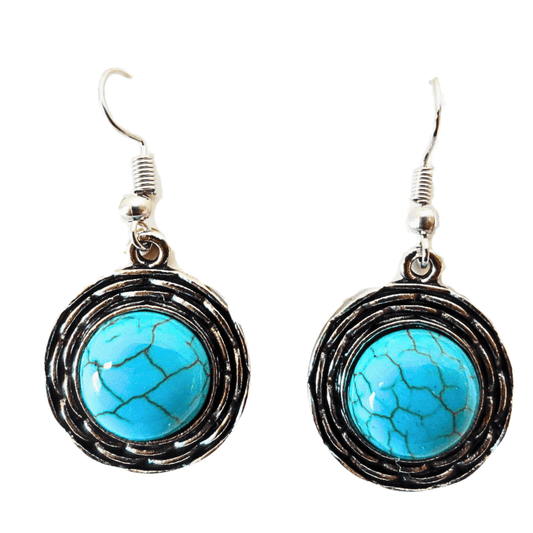 Trkis Halskette &amp; Ohrring Set C