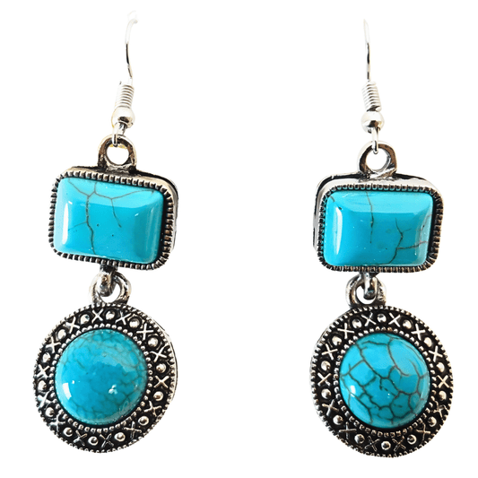 Trkis Halskette &amp; Ohrring Set E