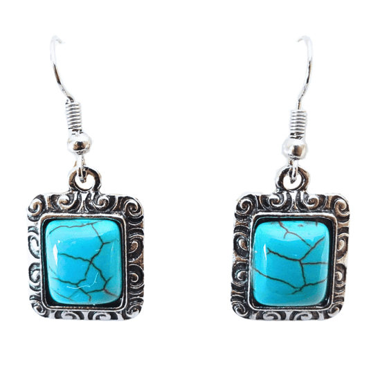 Trkis Halskette &amp; Ohrring Set G