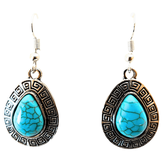 Trkis Halskette &amp; Ohrring Set H