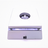 Silberne quadratische Display-Lichtbasis – 6,8 cm