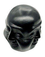 Vier Gesichter Buddha Ausdruck - Schwarz (klein)
