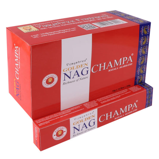 Golden Nag Champa Masala Räucherstäbchen 15 g