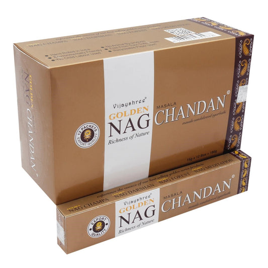 Golden Nag Chandan Masala Räucherstäbchen 15 g