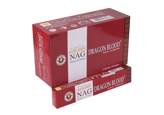 Golden Nag Dragon Blood Masala Räucherstäbchen 15 g