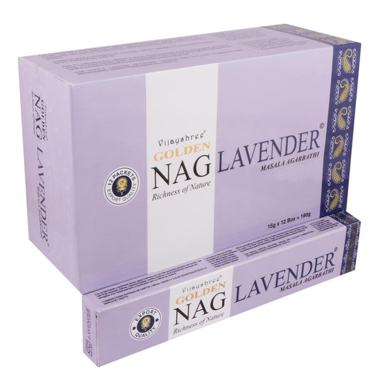 Golden Nag Lavender Masala Räucherstäbchen 15 g