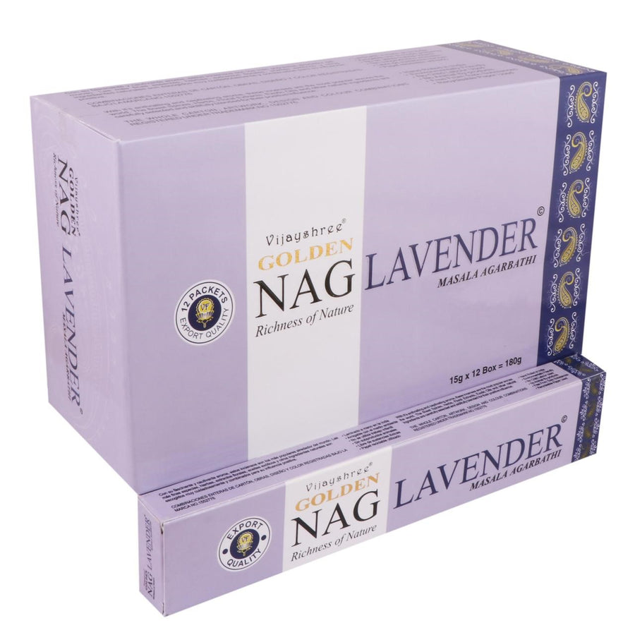 Golden Nag Lavender Masala Räucherstäbchen 15 g