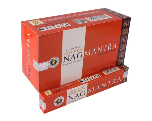Golden Nag Mantra Masala Räucherstäbchen 15 g
