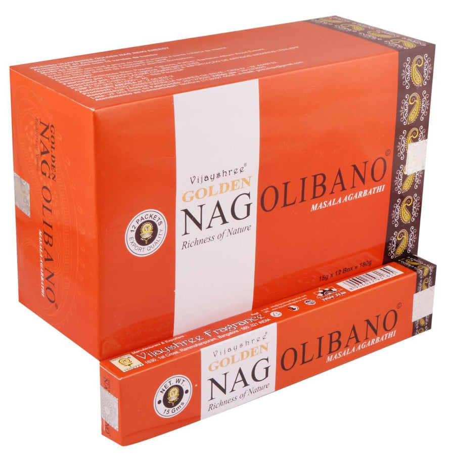 Golden Nag Olibanum Masala Räucherstäbchen 15 g