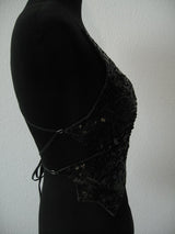 Shirt mit Schmetterlingen (schwarz)