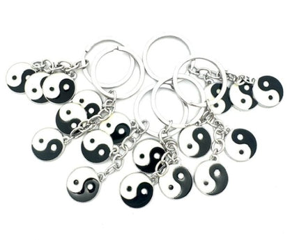 Großhandel 3-in-1 Yin Yang Metall-Schlüsselanhänger (6 Stück)