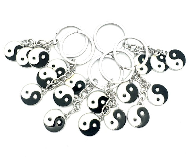 Großhandel 3-in-1 Yin Yang Metall-Schlüsselanhänger (6 Stück)