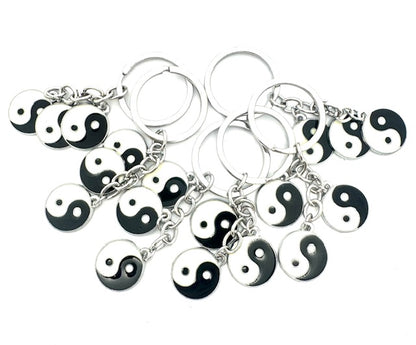Großhandel 3-in-1 Yin Yang Metall-Schlüsselanhänger (6 Stück)