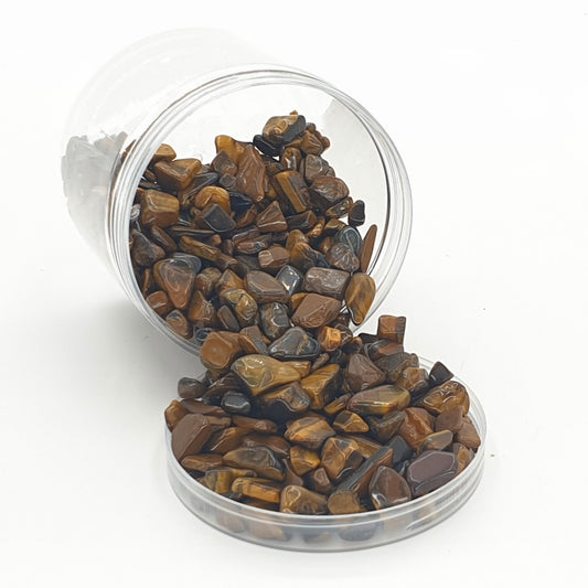 Großhandel – Edelsteincluster Tigerauge 8–12 mm