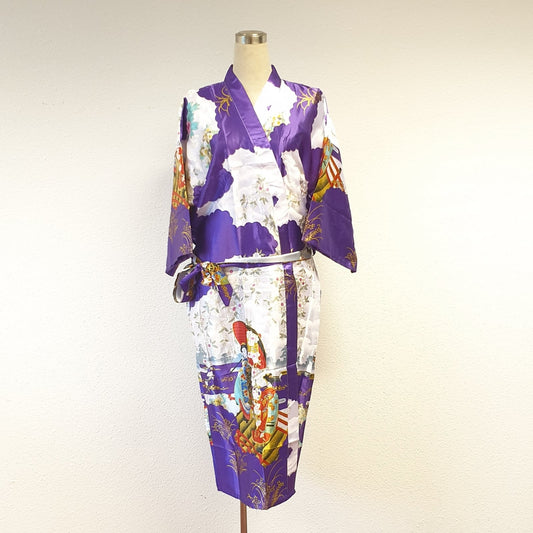 Großhandel – Japanischer Kimono, lang, lila
