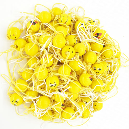 Großhandel - Glücksbringer-Smiley-Kugeln (100 Stück)