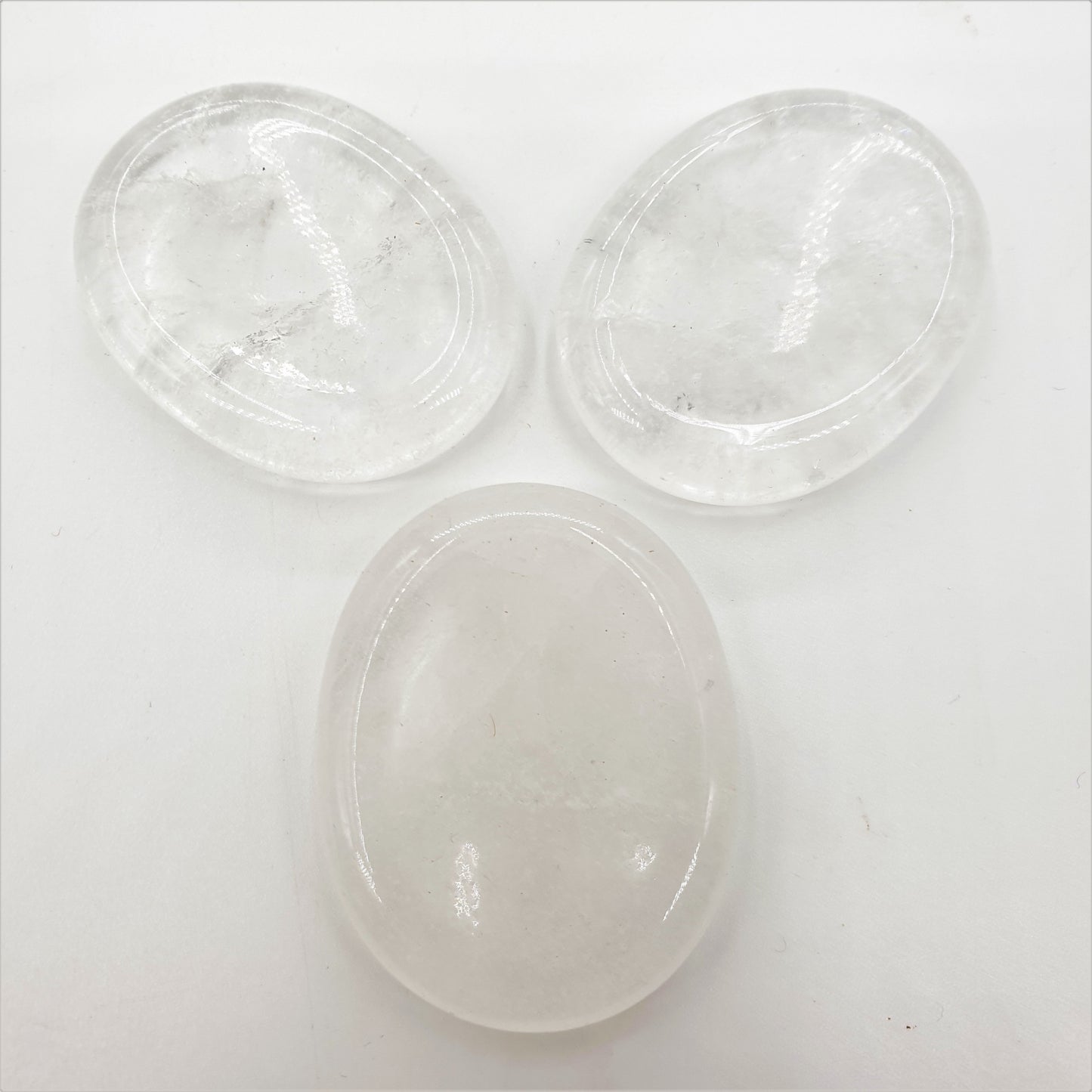 Großhandel - Massage- und Meditations-Edelstein-Set aus Bergkristall (3-teilig)