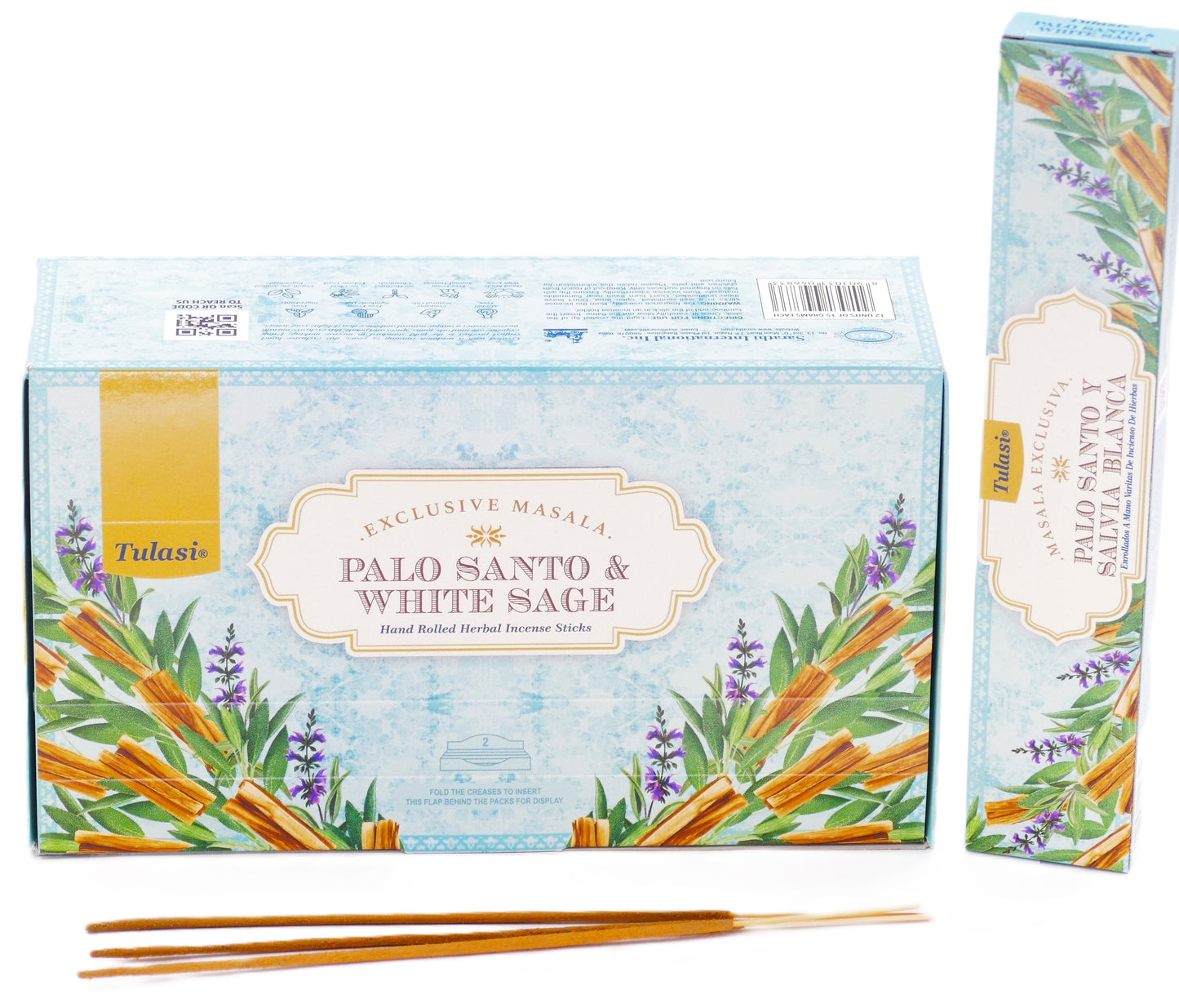 Großhandel - Tulasi Exklusiv Palo Santo &amp; Weißer Salbei Masala