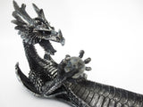 Silber Drachen Räucherstäbchenhalter